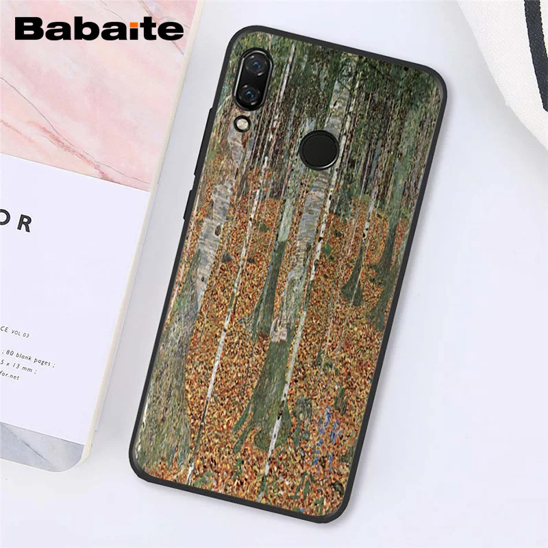 Babaite Kiss Gustav Klimt Ван Гог Звездная ночь звезда чехол для телефона для Xiaomi Redmi8 4X 6A S2 Go Redmi 5 5Plus Note4 5 7 Note8Pro
