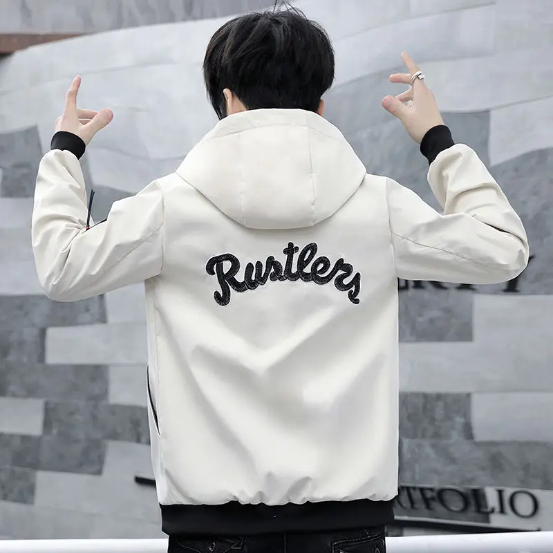 

Spring and autumn new jacket male han version slim handsome jacket junior high school baseball jacket jacket