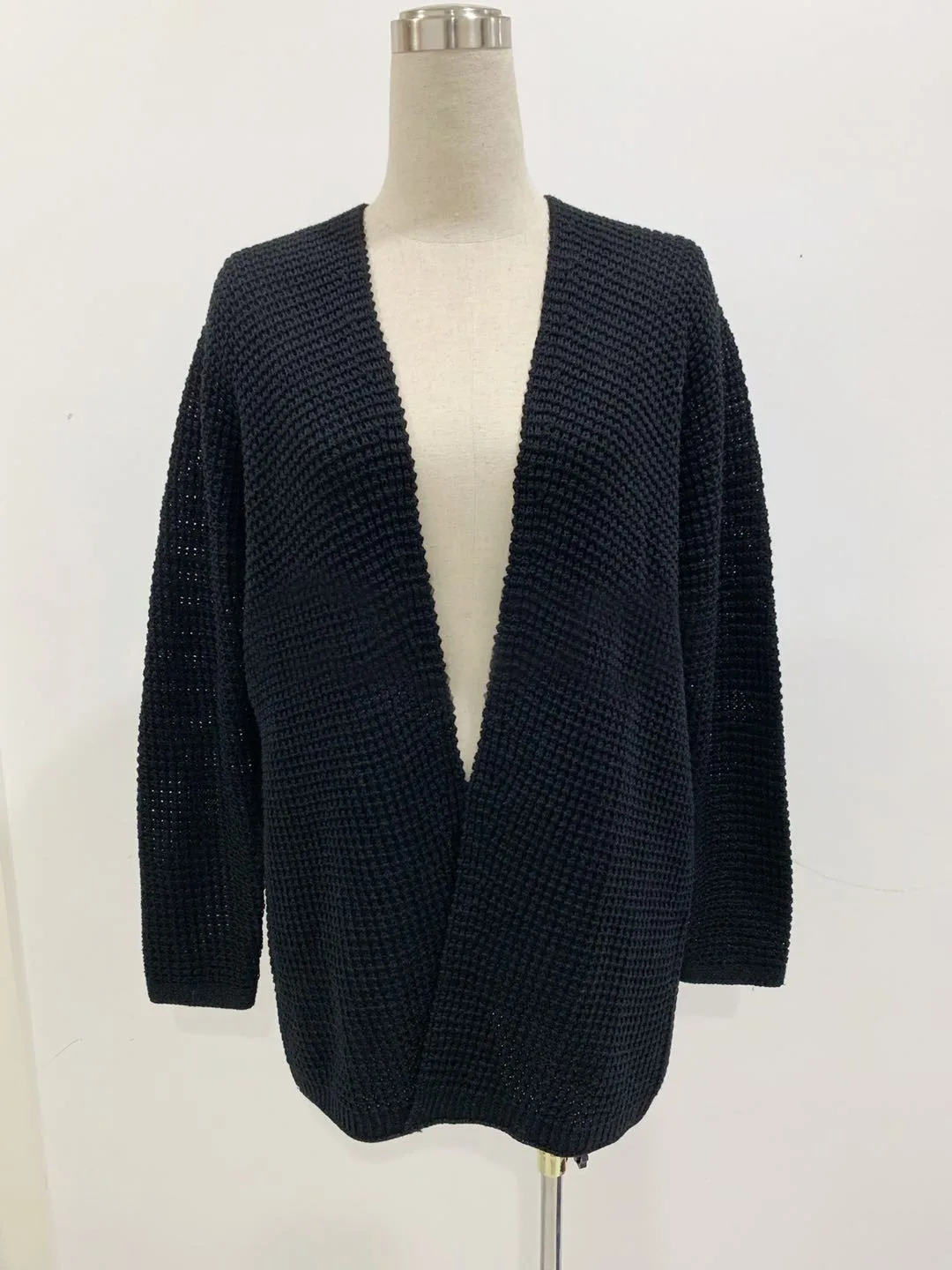 

Casual Solid Knitted Cardigan Women V-Neck Long Sweater Cardigan Elegant Autumn Ladies Basic Sweaters Tops Streetwear 2020