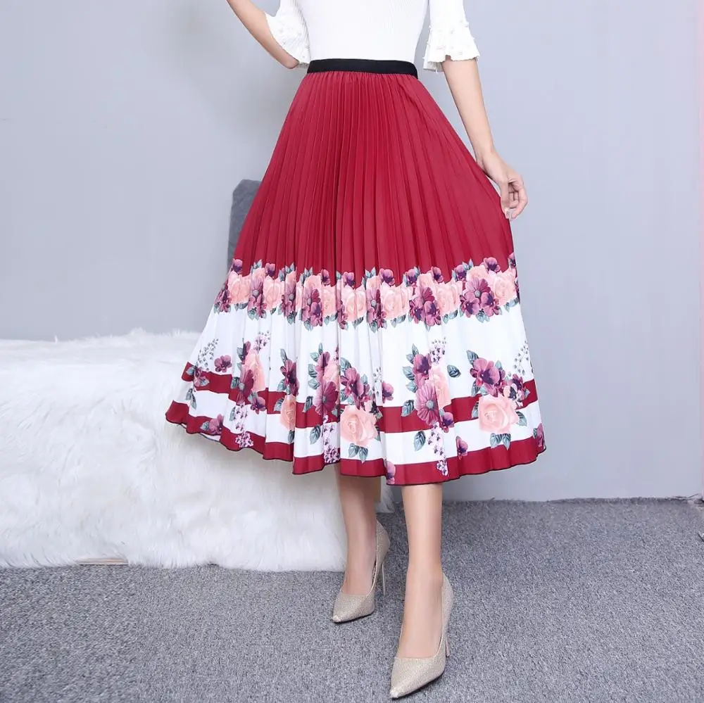 Летние юбки женские 2019 Осенняя юбка для танцев Jupe Длинное нарядное платье с