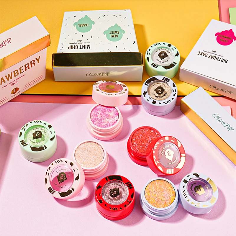 Крутые летние тени для век с мороженым 2 шт. набор теней на день рождения - купить