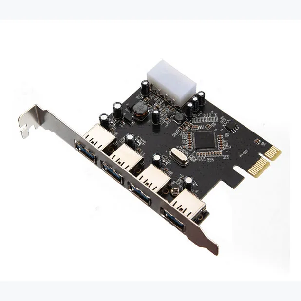 USB 3 0 PCI Express адаптер разъем PCI-E карта 4 порта ПК компьютер | Компьютеры и офис