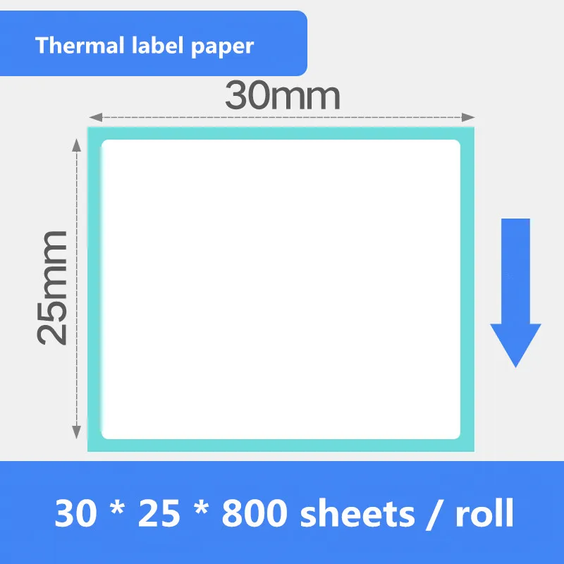 30*25*800 листов/рулон термобумага для этикеток | Компьютеры и офис