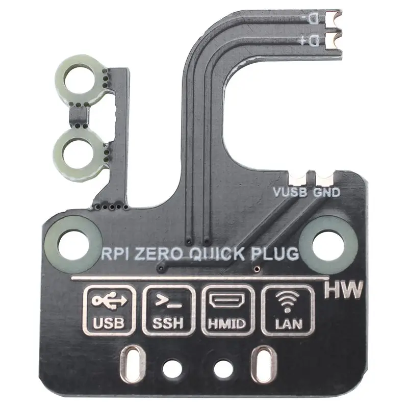 Плата-переходник Micro-Usb на Usb тип A плата расширения источник питания для Raspberry Pi Zero