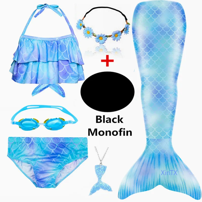 Необычные Красивые Новые хвост русалки купальные костюмы с моноластами для