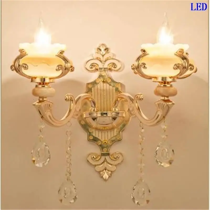 Лампа для ванной комнаты с аппликацией Murale Luminaria Lampara De Interior Aplique Luz Pared Хрустальный потолочный светильник настенный светильник для спальни