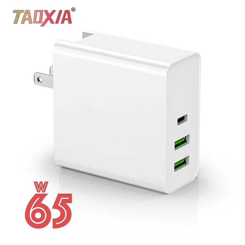 High Power 65W Quick Charger Suitable For Android IOS iPad Adapter Multi Port USB Chargers Type C Fast Charging | Компьютеры и офис