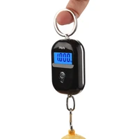 25kg x 5g digital hanging scale mini electronic luggage hook scale lcd backlight kitchen steelyard