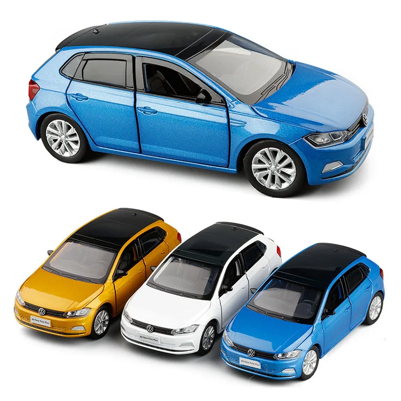 1:32 Volkswagen polo VW pusl хэтчбек модель автомобиля литой под давлением сплав игрушка