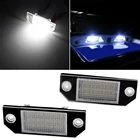 Canbus без ошибок для Ford Focus 2 MK2 C-MAX C MAX CMAX 1 MK1 Автомобильный светодиодный номерной знак набор для стайлинга автомобилей номер автомобильные аксессуары