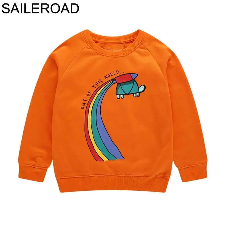 3078 same picture SAILEROAD Животные Овцы Вышивают Девочек Толстовки для Детской Одежды 2-7 Лет Дети Толстовки Хлопок Детские Топы Одежда - Цвет: 3078 same picture