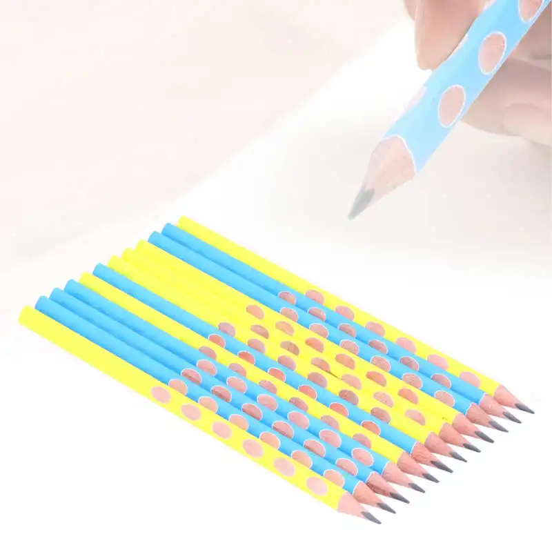 12 шт набор карандашей треугольная Нескользящие карандаши для рисования