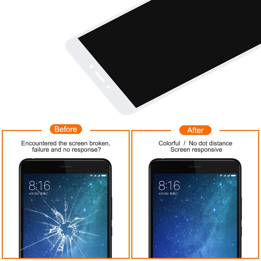 Для 6,4" Xiaomi mi Max 2 ЖК-экран+ сенсорная панель дигитайзер Замена для Xiao mi Max 2 Max2 дисплей
