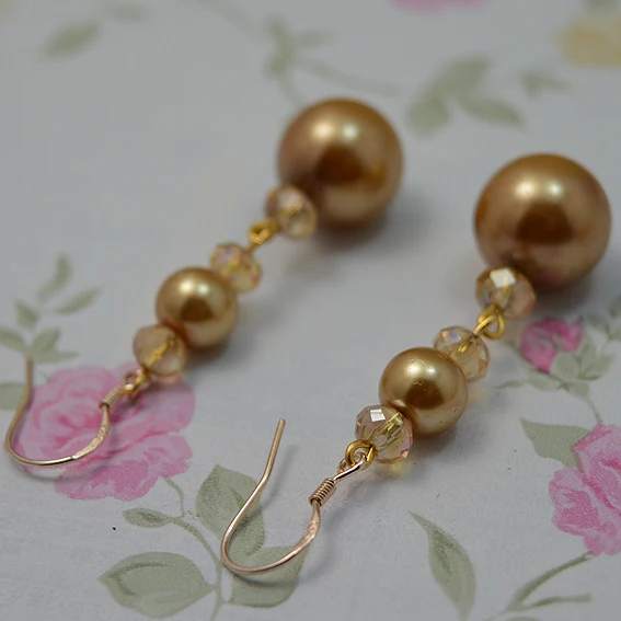 Новый уникальный дизайн комплект ювелирных изделий из жемчуга АА Южное море