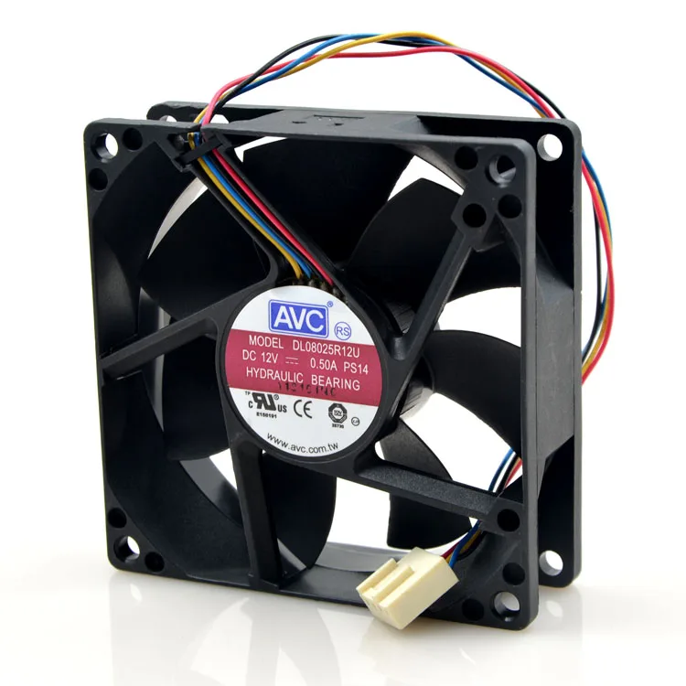 Для AVC 8025 80 мм x 25 DL08025R12U гидравлический подшипник Охлаждение процессора