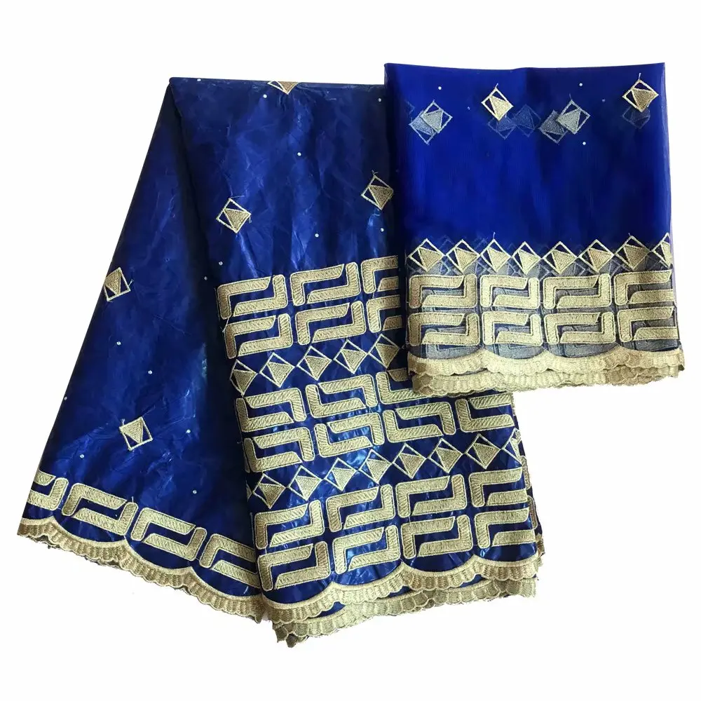 Цветные ткани Африканский getzner бассейна brode бисером квадратный парча в