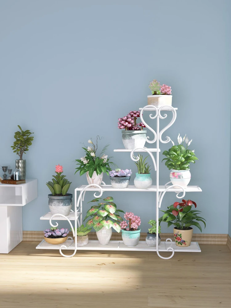 Цветочный горшок с полым интерьером для гостиной простой цветочный на балконе |