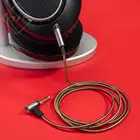 Балансный аудиокабель OFC для наушников Sennheiser HD599, HD569, HD579, HD2.30i, HD2.20S, HD2.30g, 2,5 мм, 4,4 мм, с дистанционным управлением для микрофона, 3,5 мм