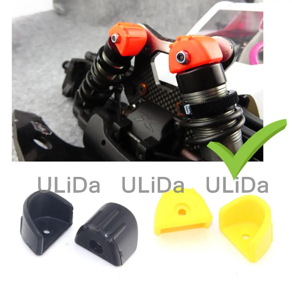 Амортизатор гидравлический каркас пластиковый чехол износостойкий для 1/8 1/10