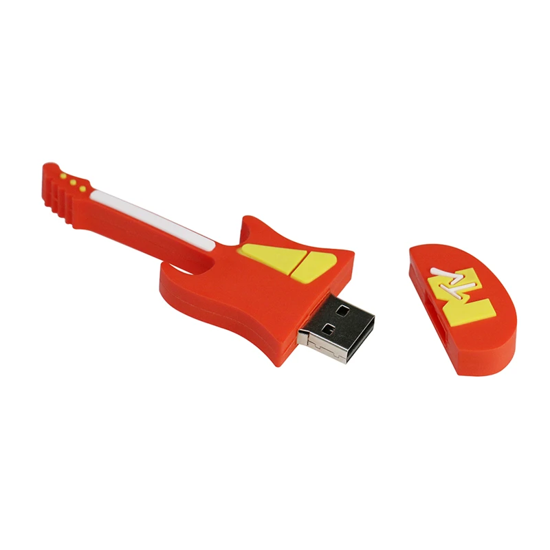 Силиконовый флэш-диск 32 ГБ USB 2 0 креативный подарок музыка электрогитара