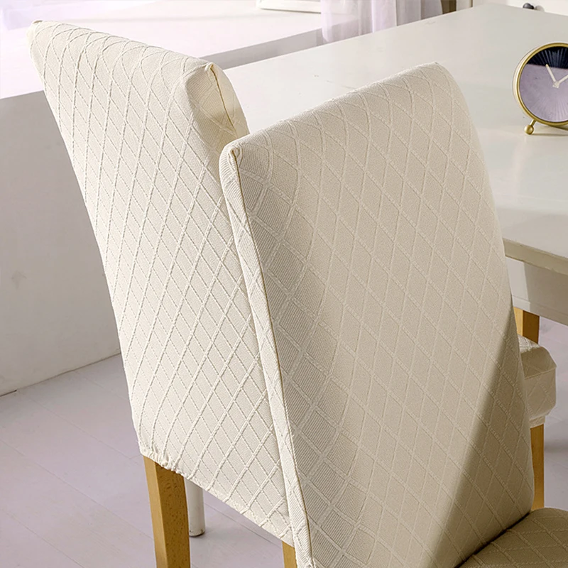 1/4/6 шт. Однотонные эластичные чехлы для стульев из спандекса|Чехлы на стулья| |