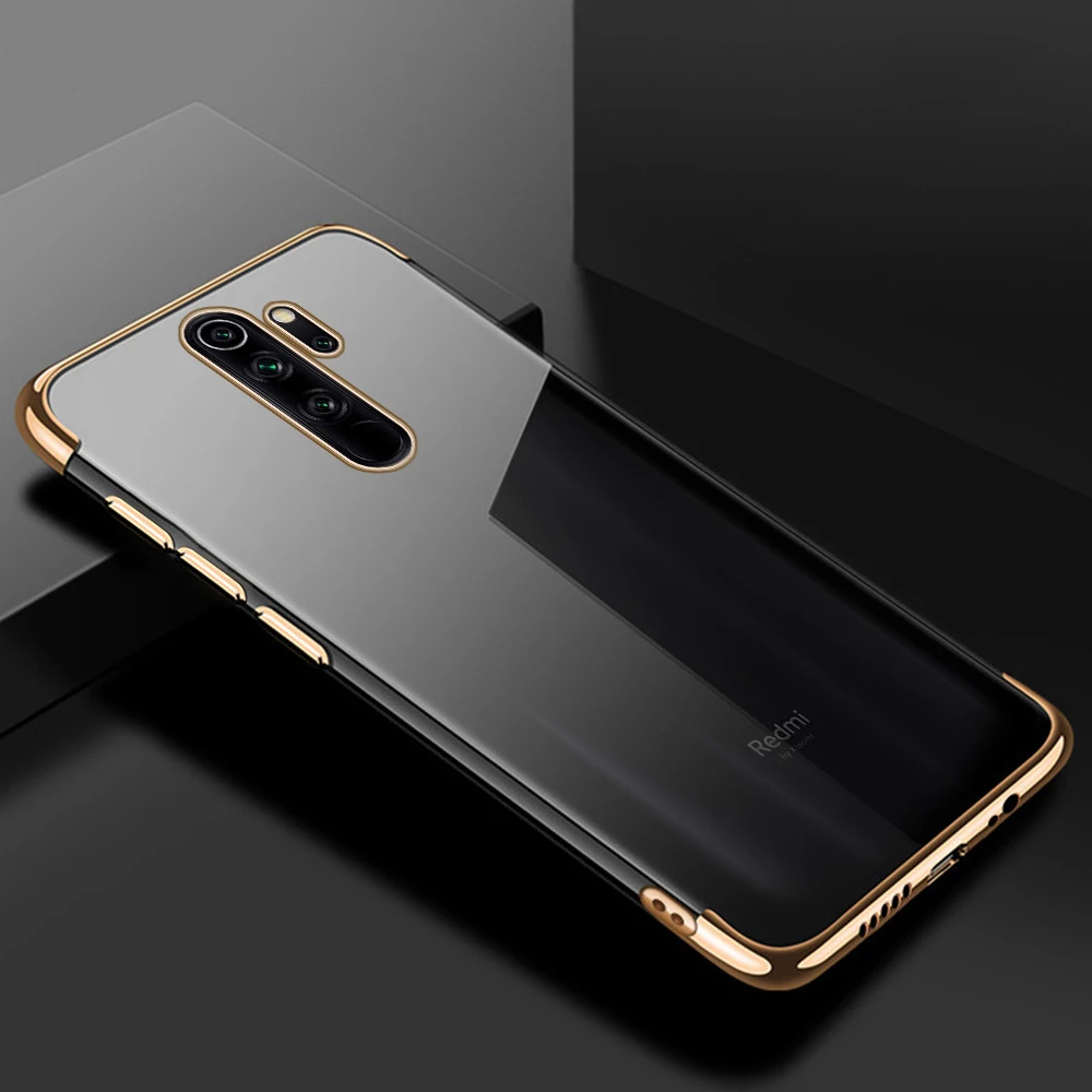 Gold Роскошный кейс из силикона чехол для спортивной камеры Xiao mi Red mi Note 8 7 6 Pro 7A 6 6A K20 Pro Чехол для Xiaomi mi 9 SE 8 A2 A3 Lite 9T CC9 CC9E - Цвет: Gold