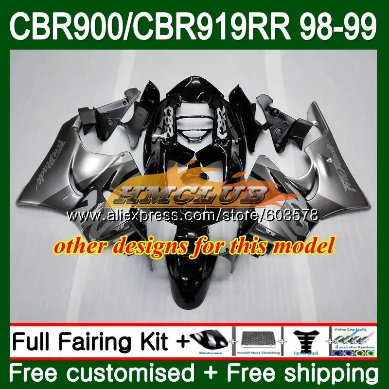 Корпус для HONDA CBR 919RR CBR900 RR 919 1998 оранжевого цвета 78CL.21 CBR900RR CBR919RR 900RR CBR919 98