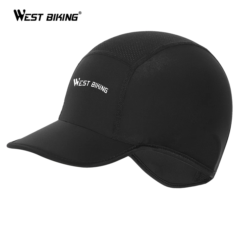 

WEST BIKING Sport Skull Caps Summer Anti-UV Winter Warm Cycling Helmet Hat Running Riding Hiking MTB Bike Motorcycle Headwear