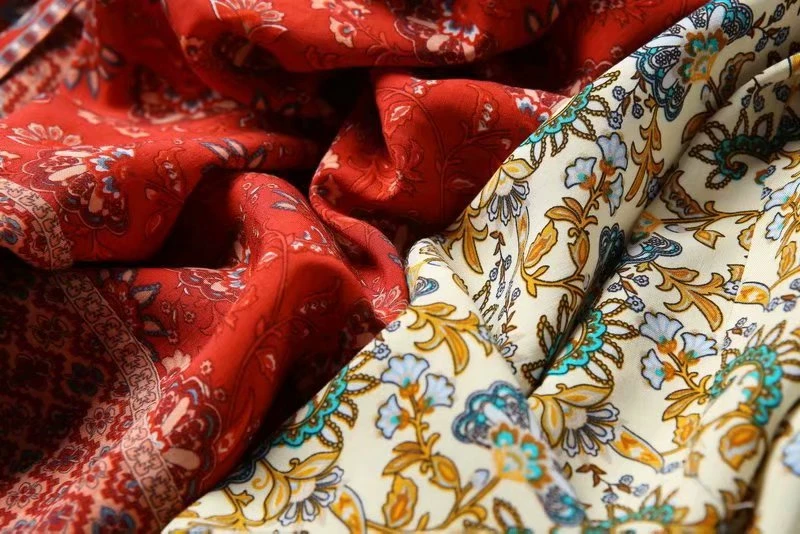 Женское летнее кимоно с цветочным принтом и рукавом летучая мышь | Женская одежда