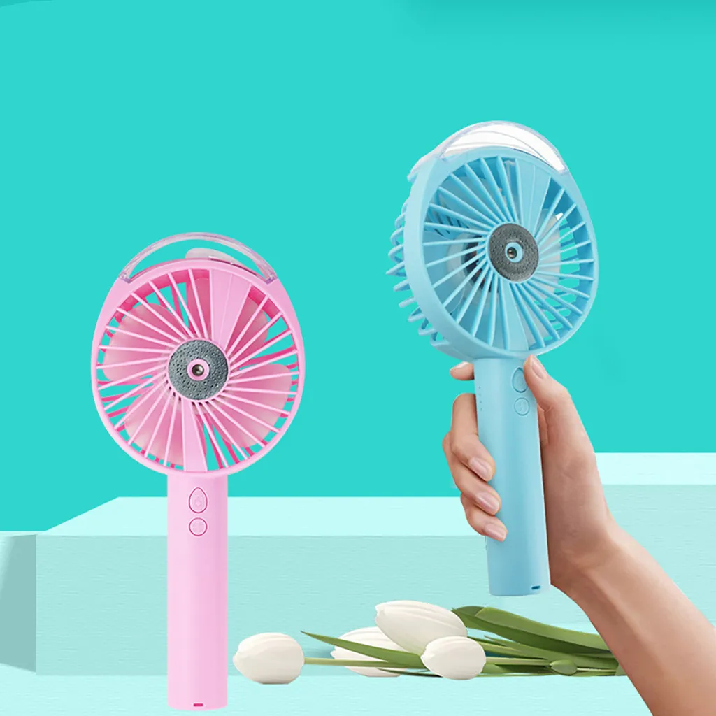 Rechargeable Mist Fan Outdoor Low Noise Smart Home Portable USB Handheld Multi-function Mini Summer Cool |