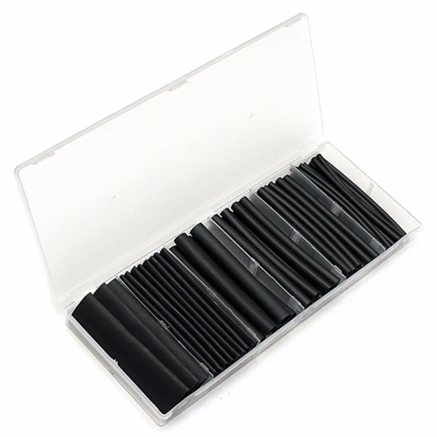 Высокое качество 53 шт Ассорти двойной стены 2:1 клей выстроились Термоусадочные