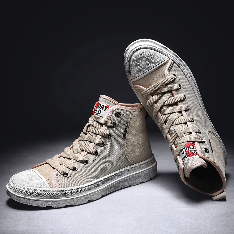 

Sneaker Man Casual Shoe Breathable Casual Shoes Men Sneakers High Top Sapatos Black Causal For Fashion Man Men's