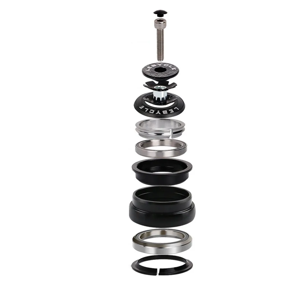 Велосипедная гарнитура MTB 44 мм ZS44 EC44 CNC 1 1/4 "-1 1/4" Прямая рама для конической