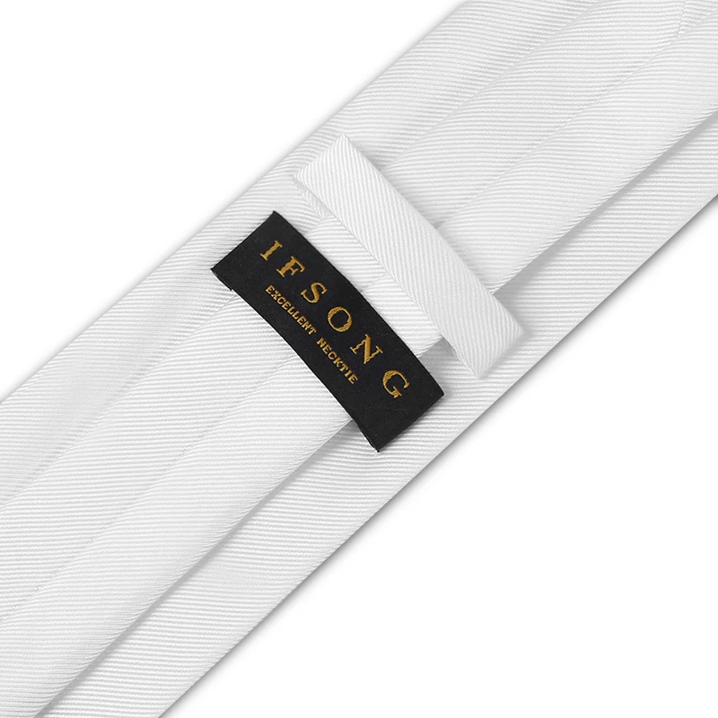 2019 New Fashion Ties Men Business Casual White Pinstripe 8cm Tie Wedding Work for men Designers Brand with Gift Box | Аксессуары для