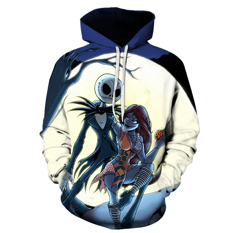 

Nightmare Before Christmas 3d sweatshirt Men Women Sweatshirts Fashion Pullover Hood Trackusits Casual Pocket Jackets Wholesale