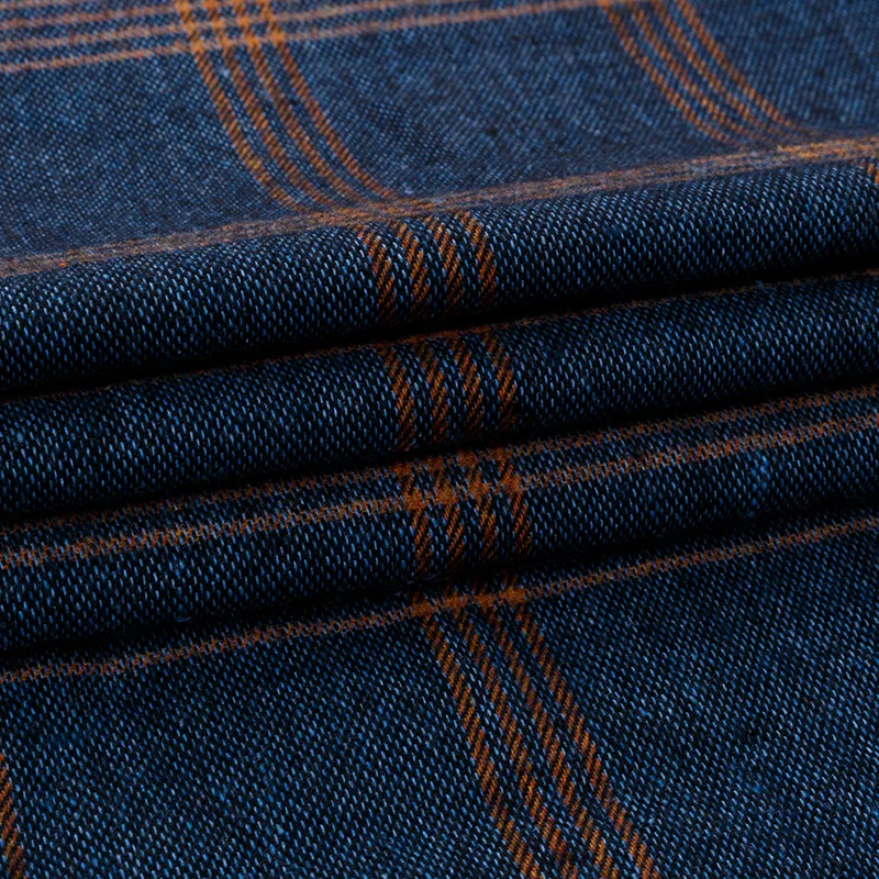 

Men Brand Casual Shirt Plus Size 3XL 4XL 100KG Long Sleeve for Spring Navy Plaids Retro Vintage Fashion A07191551