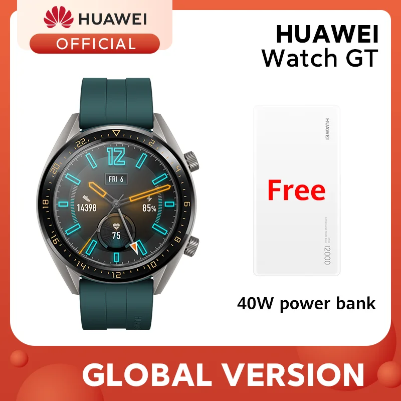 В наличии глобальная версия HUAWEI Watch GT Смарт часы 1 39 ''экран 14 дней Срок службы