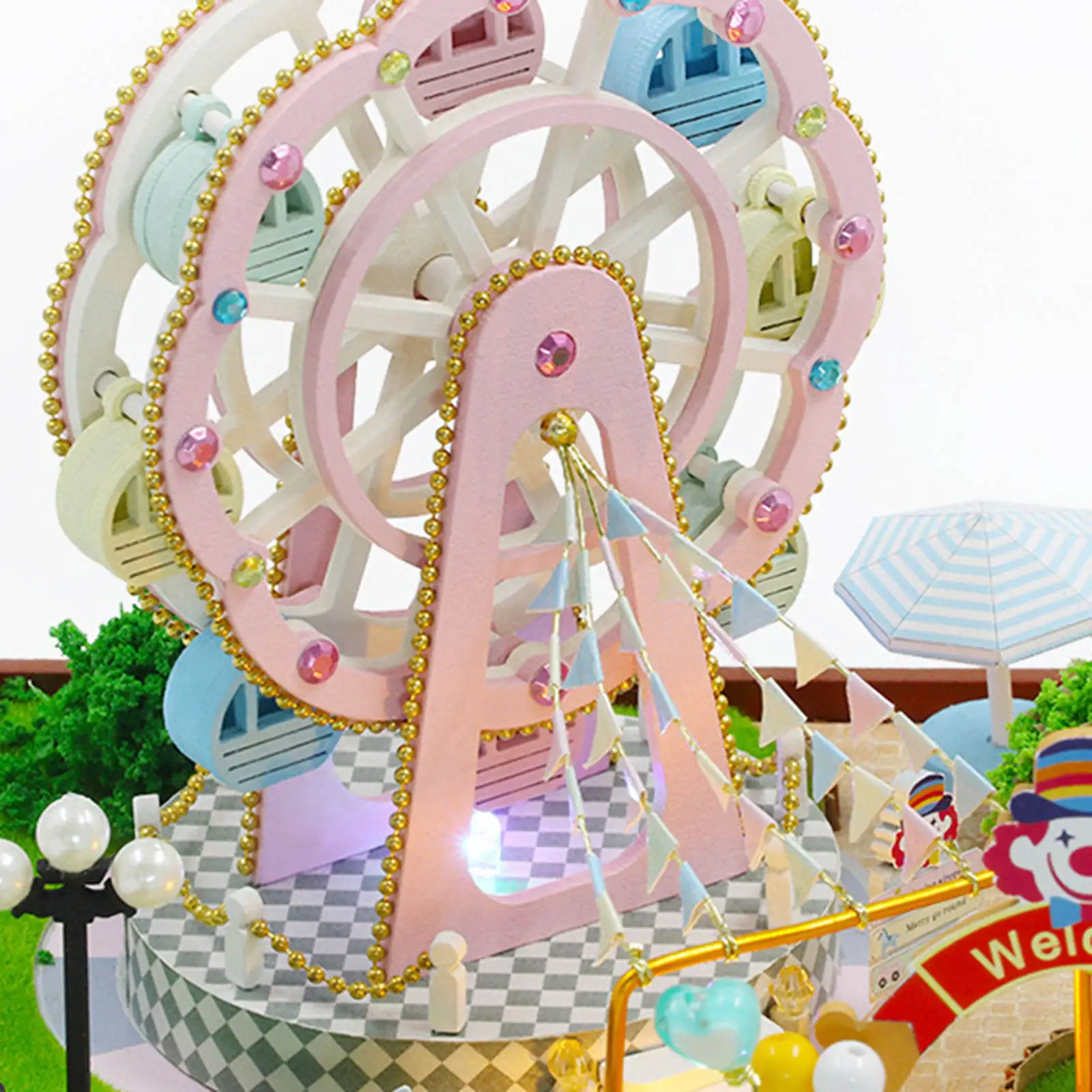 

Строительные блоки, деревянный парк развлечений, сборная игрушка для улучшения творчества