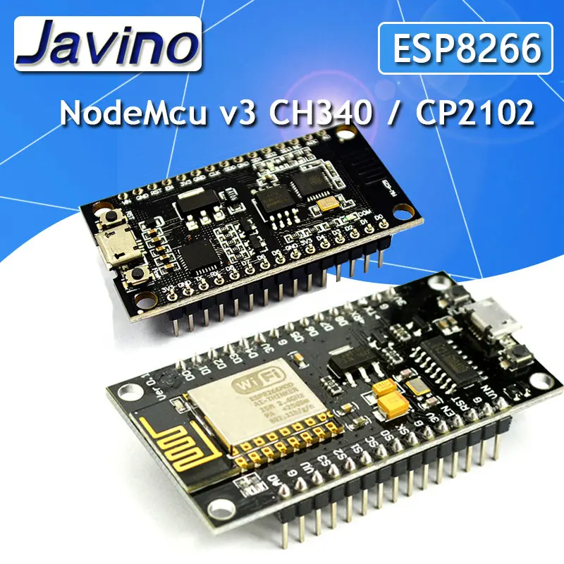 Беспроводной модуль NodeMcu V3 CH340/CP2102 Lua Wi Fi макетная плата на базе ESP8266 с usb для Arduino