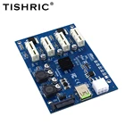 Переходник TISHRIC PCIE 1X на 4 порта 1X для видеокарты USB3.0 PCI Express, удлинитель SATA 15 pin + 6pin, порт питания с чипом ASMedia