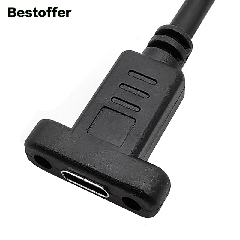 30 см 60 1 м 8 USB C Type-C Штекерный/Женский к женскому 10 Гбит/с удлинитель USB3.1 кабель для