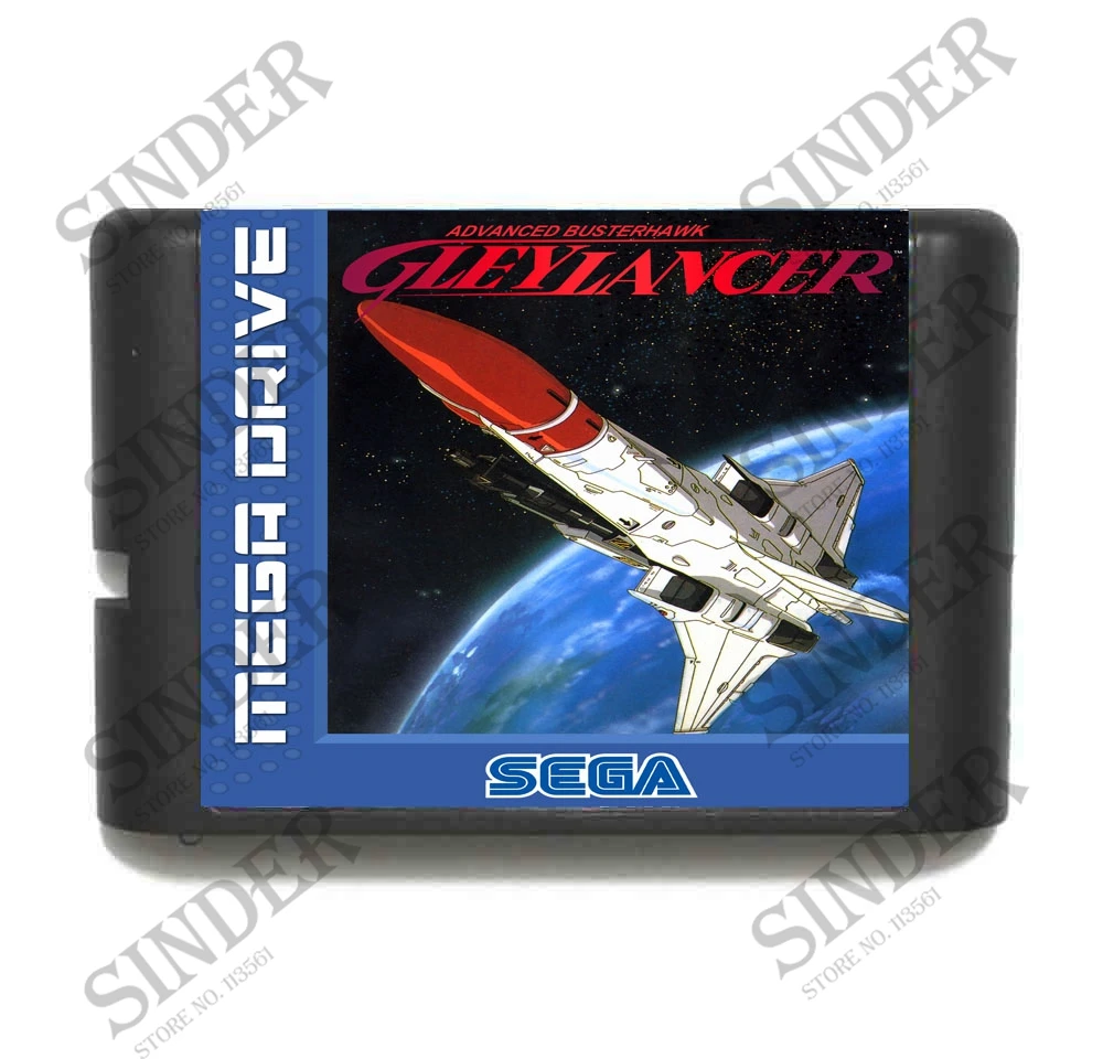 

Gleylancer 16 bit MD Game Card For Sega Mega Drive For Genesis