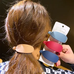 Женские заколки-бананы Ruoshui, однотонные заколки для волос, женские аксессуары для волос, заколки для хвоста, заколки, украшения для волос