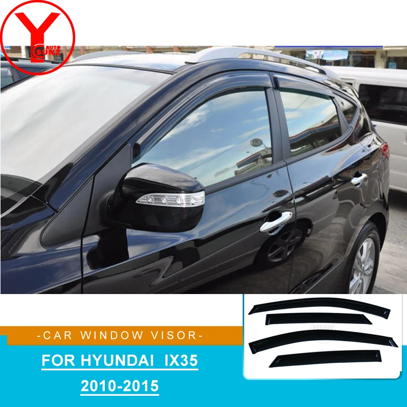 Дефлекторы боковых окон YCSUNZ Солнцезащитный дождевик ветровой дефлектор для hyundai