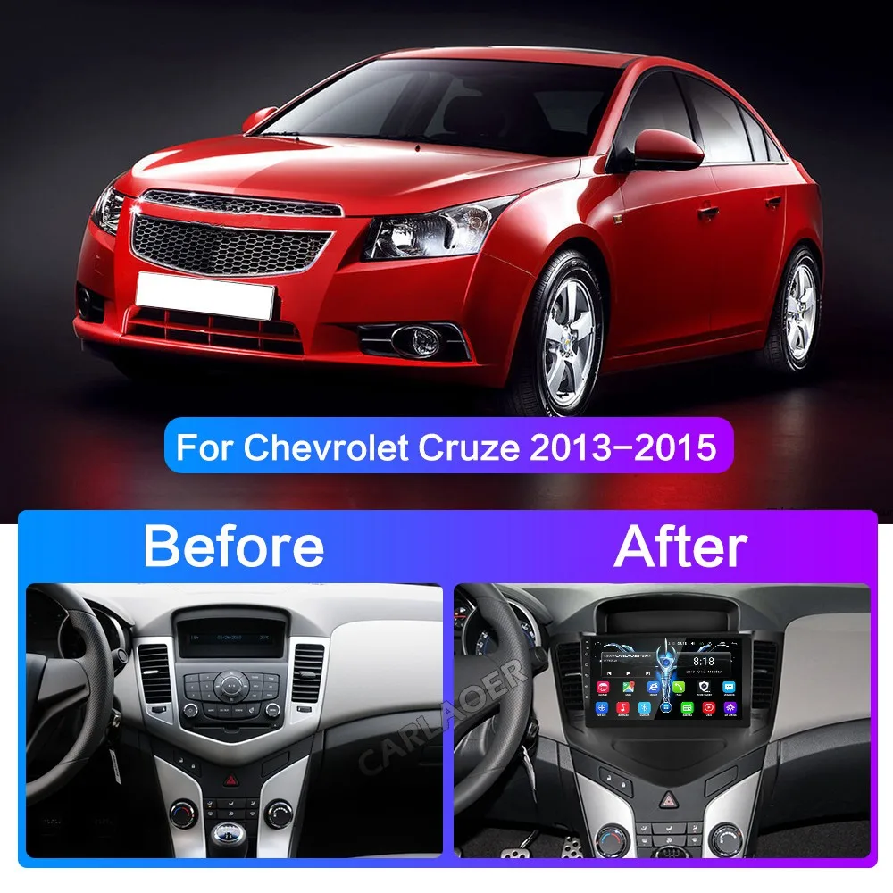 Android 10 мультимедийный плеер для Chevrolet Cruze J300 2009-2015 GPS Navi 2din автомобильный