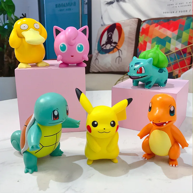 Экшн-фигурка аниме Takara tomy Покемон Пикачу Бульбазавр чармандер игрушки для детей |