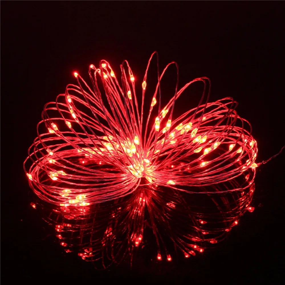 10 м 100 светодиодов DC 5V USB светодиодный фонарь на медном проводе строка светильник s