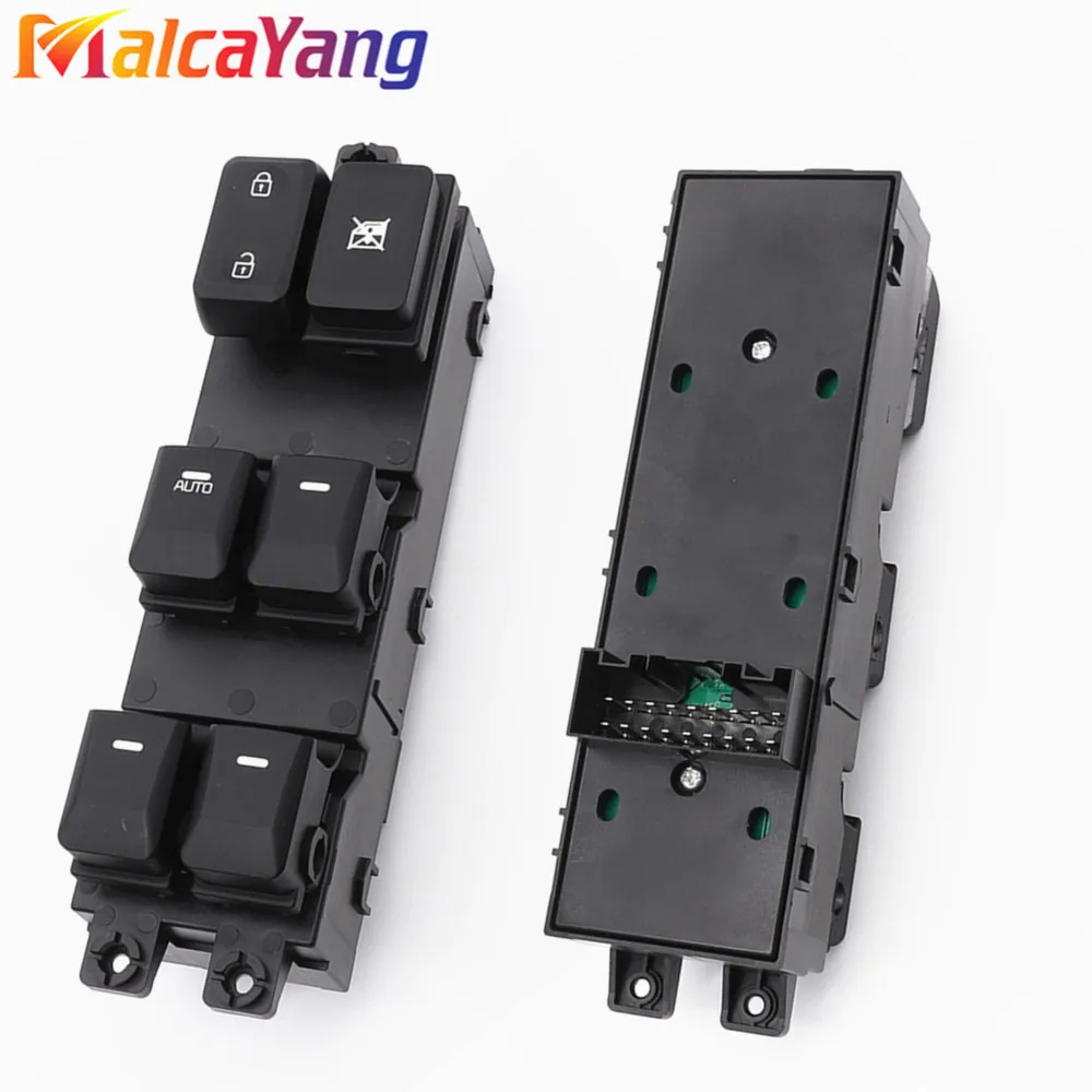 

18 Pins 93570-1Y200 93570-1Y500 Power Window Switch Left LH Driver Front For KIA Morning Picanto 2011 2012 2013 2014 2015 2016 /