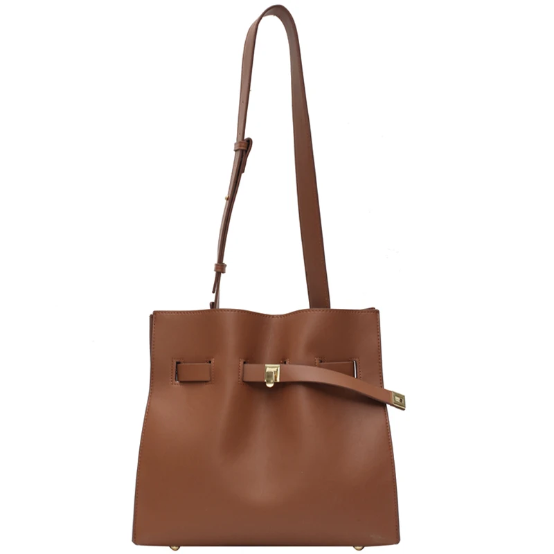 

Vintage Large Bucket bag 2020 Fashion New High Quality PU Leather Women's Designer Handbag High capacity Shoulder Messenger Bag