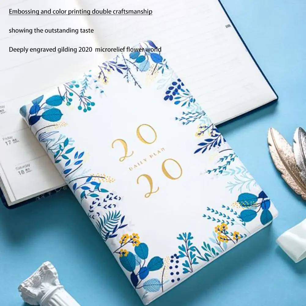 Future Planner 2020 ежедневный Еженедельный ежемесячный планер A5 ноутбук с наклейками